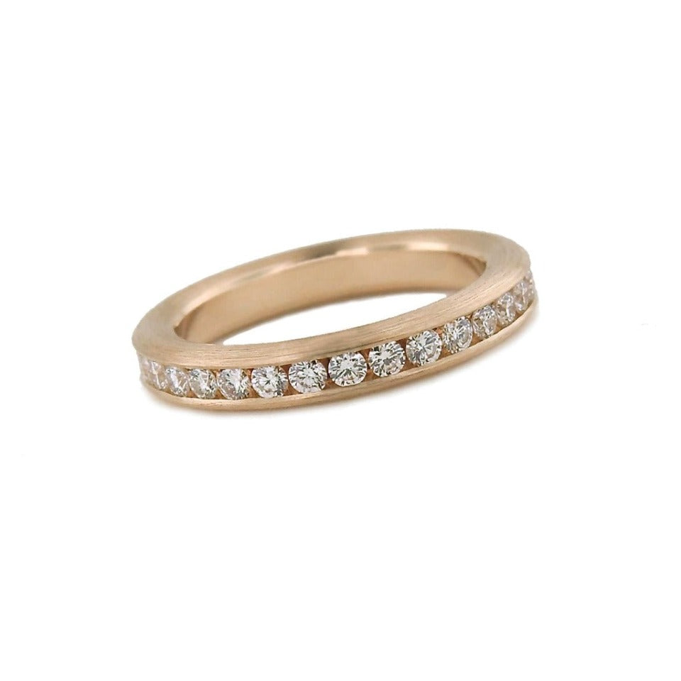 Series 49 - Clarity | Band, 18k Rose Gold + Diamonds