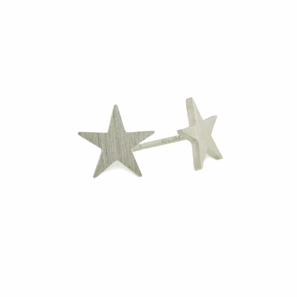Series 24 - Simple Star | Stud Earring, Platinum