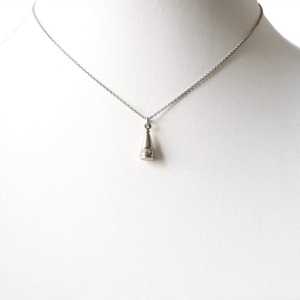 Series 6 - Cone | Pendant in Platinum + Diamonds