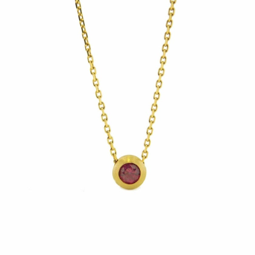 Series 12 - Duality | Pendant, Reversible, 18k + Ruby, Blue Sapphire (MD)