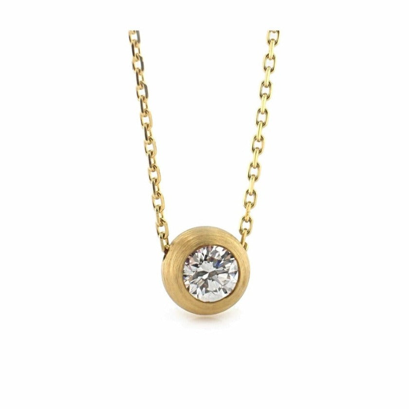 Series 12 - Duality | Pendant, Reversible, 18k + Diamond, Ruby (LG)