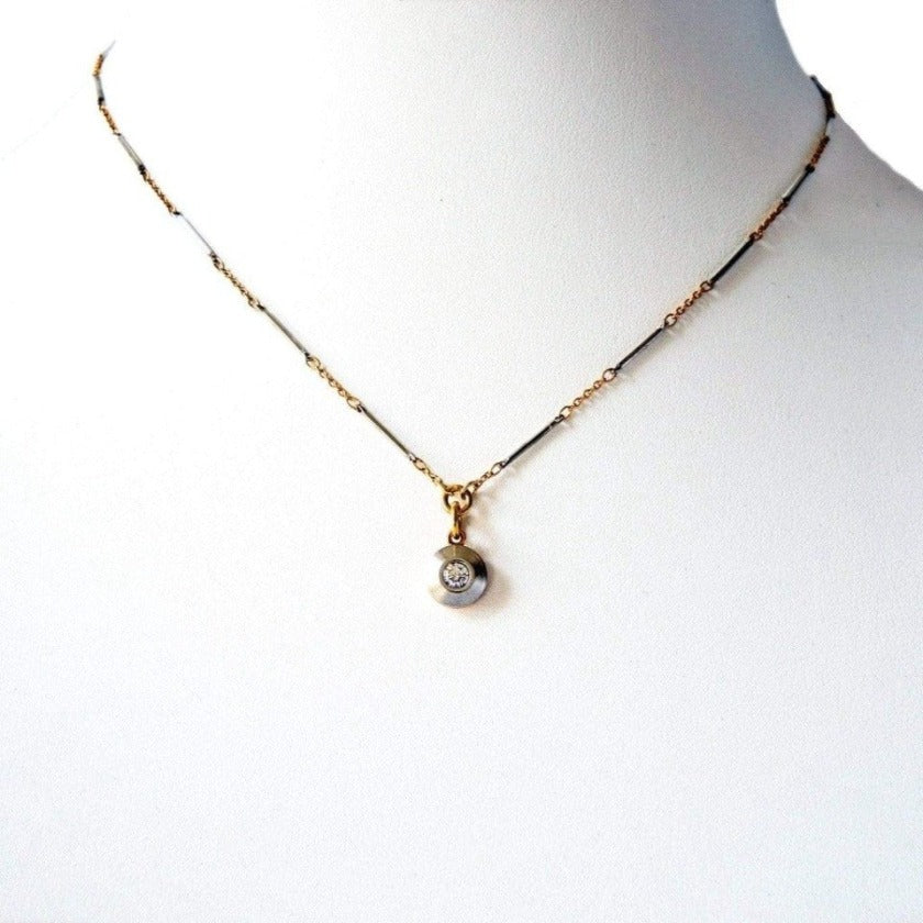 Series 9 - Archetype | Pendant, Pt., 18k + Diamond