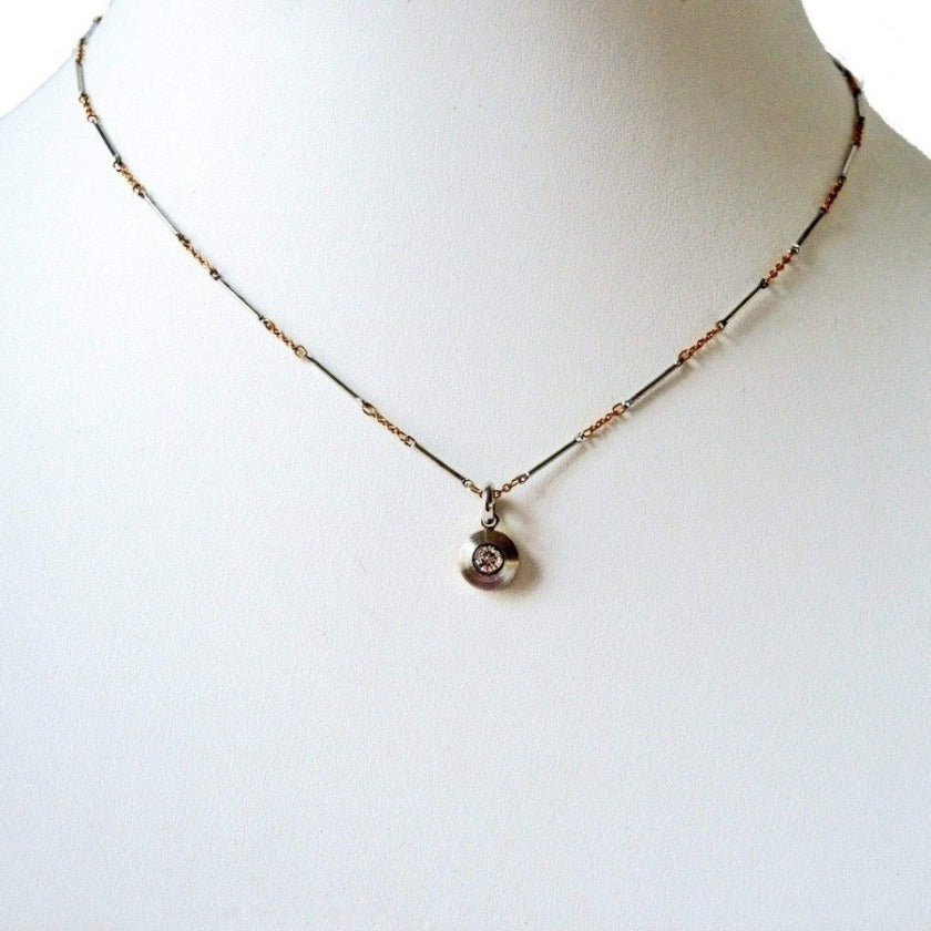 Series 9 - Archetype | Pendant, Pt., 18k + Diamond