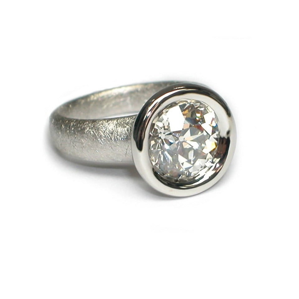 Custom Series 42 - Arc | Engagement Ring, Pd., 9 mm Mounting